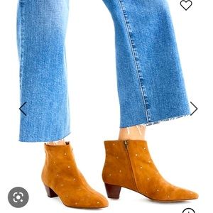 Brand new Portia Boot embroidered suede